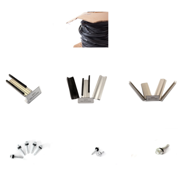 acessórios para instalação